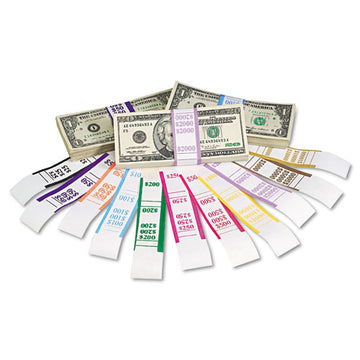 Pap-R Products Currency Straps, Violet, $2,000 In $20 Bills, 1000 Bands-pack freeshipping - TVN Wholesale